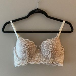 Aerie Lightly Lined Lace Balconette Bra
